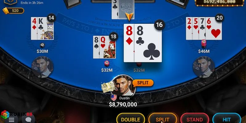 Blackjack Rubik88 đỉnh cao